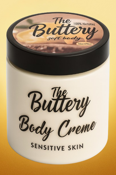 Sensitive Skin Comfort Cream™ in a jar with soothing ingredients for sensitive and irritated skin.